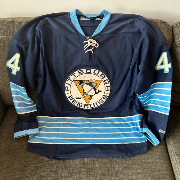 Reebok Pittsburgh Penguins #44 Brooks Orpik Hockey Jersey Men's